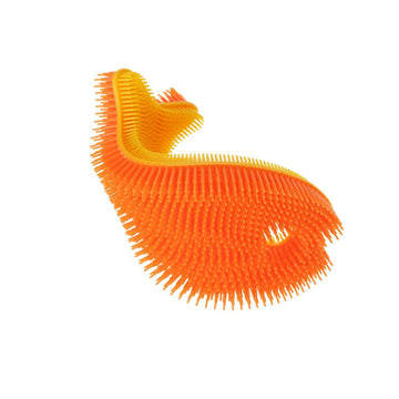Innobaby Bathin' Smart Silicone Bath Scrub For Babies Toddlers And Adults In Double Sided Sensory Fish Shape, Gently Exfoliate F