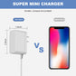 Round Charger Adapter For Babysense Video Split Screen Baby Monitor V24R V43 Replacement Battery Power Supply Cord (Will Not Fit