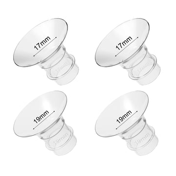 Gotocut Flange Inserts 17Mm 19Mm 4Pcs Compatible With Spectra Elvie Medela Willow Go Bellababy 24Mm Flange/Shields Wearable Brea