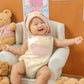 Agqt Baby Girls 1St Easter Outfit Set Halloween Bunny Costume One Piece Romper Overalls With Rabbit Ear Hat Size 12-18 Months(80