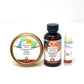Punkin Butt Teething Oil and Baby Weather Balm Set for Sore Gum Relief and Dry Chapped Skin from Drool Rash | All Natural, Organ