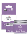 Earth Mama Vegan Nipple Butter | Cruelty-Free Breastfeeding Cream for Nursing Mamas | NO Lanolin, 2-Ounce (3-Pack)
