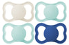 Mam Air Matte Pacifiers, For Sensitive Skin, 6+ Months, Best Pacifier For Breastfed Babies, Baby Boy Pacifiers, 6-16, 4 Count