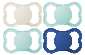Mam Air Matte Pacifiers, For Sensitive Skin, 6+ Months, Best Pacifier For Breastfed Babies, Baby Boy Pacifiers, 6-16, 4 Count