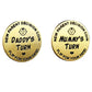 New Dad Mom Gifts Funny Decision Making Coin, New Baby Gift For Parent Mummy Daddy Pregnancy Women First Time To Be Moms Dads St
