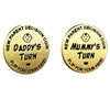 New Dad Mom Gifts Funny Decision Making Coin, New Baby Gift For Parent Mummy Daddy Pregnancy Women First Time To Be Moms Dads St
