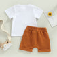 Toddler Baby Boy Summer Outfit Short Sleeve T Shirt Top Casual Shorts Set Infant Newborn Clothes 6 12 18 24 Month 2T (Little Fly