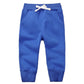 Cuteon Unisex Toddler Jogger Pants Kids Cotton Elastic Waist Winter Baby Sweatpants Pants 4Years Blue