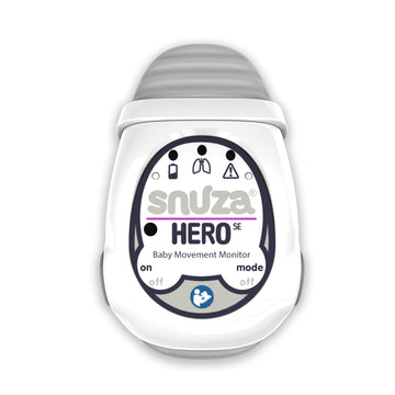 Snuza Hero Baby Monitor: Alerts When No Movement Detected, Gentle Vibration Pre-Alerts, Attaches to Nappy, No WiFi/Bluetooth, Me