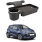 Oshotto (FT04) Foldable Car Auto Headrest Rear Back Seat Table Drink Food Cup Tray Holder Compatible with Hyundai i10 Old  Bla