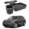 Oshotto (FT04) Foldable Car Auto Headrest Rear Back Seat Table Drink Food Cup Tray Holder Compatible with Volkswagen Tiguan  B