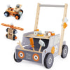 Labebe Baby Push Walker and Tool Bench - Wooden Activity Center for Toddlers 1-3 Years Old - Kids Workbench and Montessori Toys 