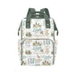 Workvalor Custom Wild Duck Baby Diaper Bag with Name - Personalized Nursing Travel Tote Backpack for Mom or Dad, Custom Name Bab