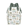 Workvalor Custom Wild Duck Baby Diaper Bag with Name - Personalized Nursing Travel Tote Backpack for Mom or Dad, Custom Name Bab