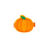 Wee Ones Girls' Harvest Embroidery Felt Hair Clips on WeeStay no-slip clip, One Size, Pumpkin