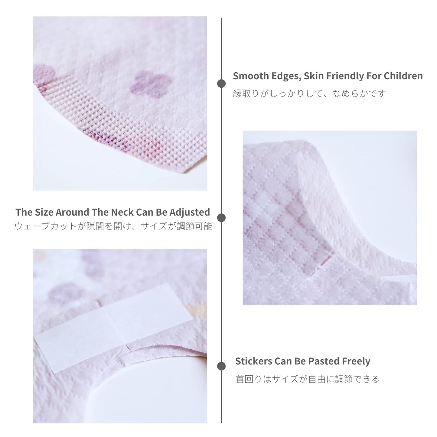 Poksun Baby And Infant Disposable Travel Bibs - Soft, Leakproof, For Toddlers Babies, Feeding, Traveling, (60Pcs) Unicorn