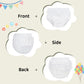 Durio Baby Bloomers For Toddler Girls Ruffle Diaper Covers For Girls Cute Cotton Baby Girl Shorts White 0-6 Months