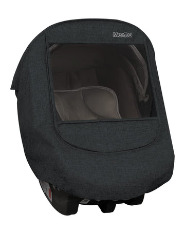 Manito Melange Infant Carseat Weather Shield (Charcoal Grey)