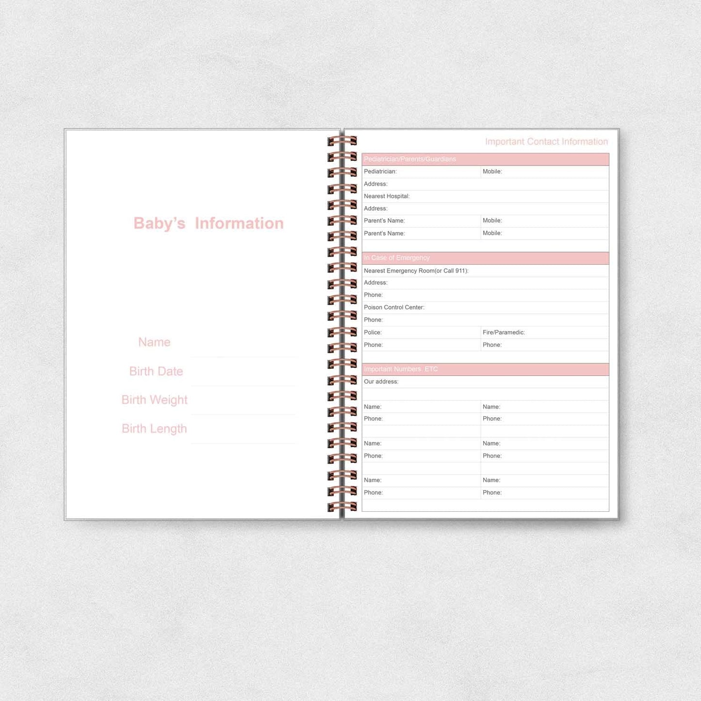 Baby'S Daily Log Book - A5 Baby Care Planner For Newborns, Schedule For Tracking Newborn'S Daily Routine, 152 Easy To Fill Pages
