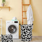Ddbasket Cow Print Laundry Basket Baby Nursery Clothes Hamper Collapsible Toy Storage Bin Organizer With Handles For Kids,Boys A