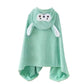 Yebon Kids Hooded Towel Soft Absorbent Bath Towel With Cute Frog Design For Babie, Toddler, Infant Perfect Shower Gifts For Boys