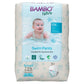 Bambo Nature Hypoallergenic Swim Pants, Eco-Labeled Swim Diapers, Double Leak Barriers - Small (12 Count)