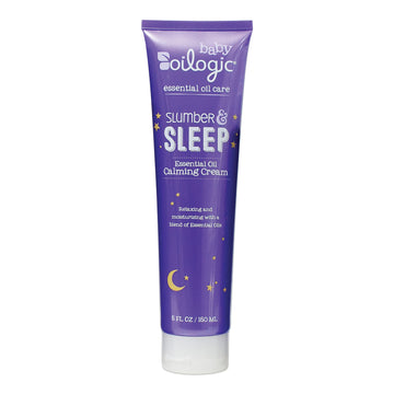 Oilogic Baby Lotion - Slumber & Sleep Calming Cream For Babies & Toddlers - Relaxing & Moisturizing With 100% Pure & Natural Ess