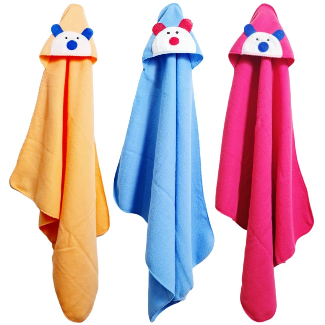 First Kick Baby Blankets Newborn Combo Pack of Rainbow A/C Blanket for Baby Wrapper for Baby Boys and Baby Girls, Pack of 3 Peac