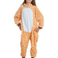Abenca Kids Deer Onesie Pajamas Christmas Halloween Animal Cosplay Sleepwear Costume (Deer, 11-12 Years)