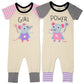 Twoborn Girl Power Twin Baby Outfits, Twin Girls, 6-12 Months