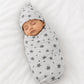 DTR Creation Baby Swaddle Wrap with Cap | 100% Cotton Newborn Receiving Blanket | Soft Breathable Baby Wrapper for Boys & Girls 