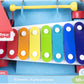 Fisher-Price Toddler Pull Toy, Classic Xylophone Pretend Musical Instrument with Mallet and Rolling Wheels for Ages 18+ Months