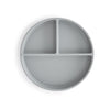 mushie Silicone Suction Plate | BPA-Free Non-Slip Design (Stone)