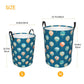 Gbuzozie Cute Hot Air Balloons Round Laundry Hamper Storage Basket Toys Clothes Organizer Bin For Home Bathroom Bedroom Dorm Nur