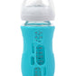 Olababy Silicone Sleeve For Avent Natural Glass Baby Bottles (8 Oz, Blue)