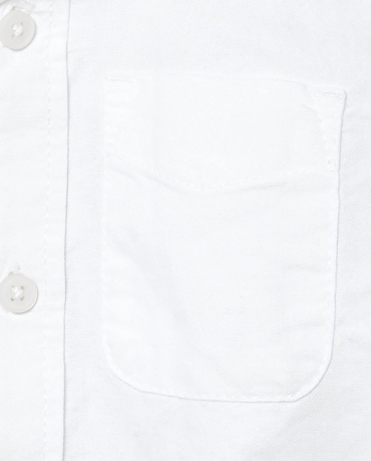 The Childrens Place Baby Boys and Toddler Boys Short Sleeve Oxford Button Down Shirt, White, 3T