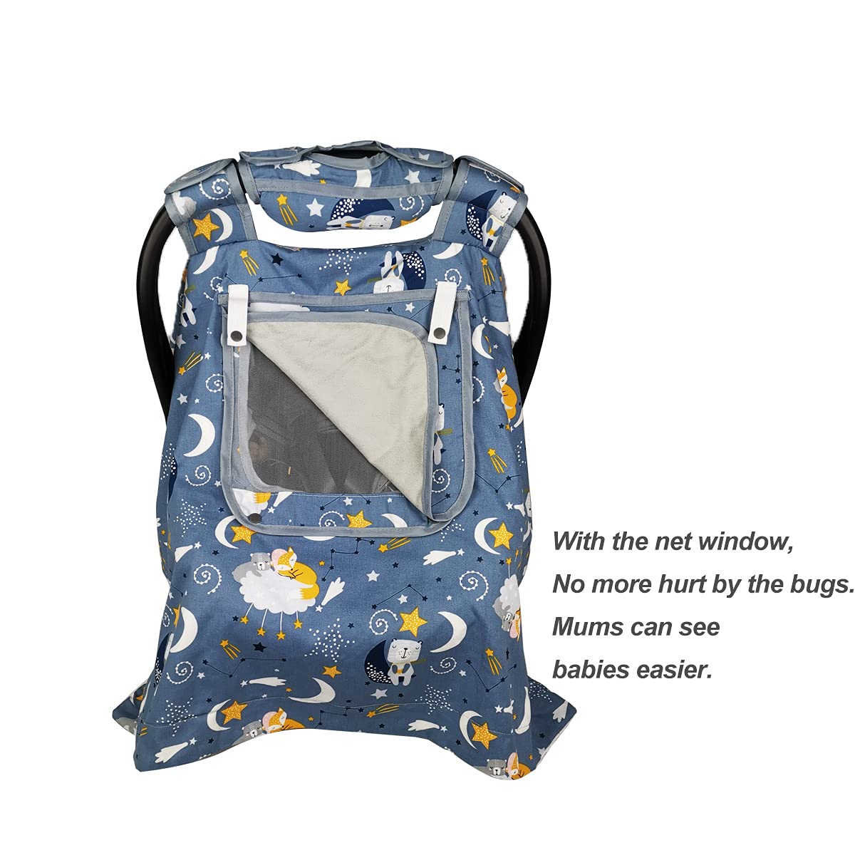 Car Seat Covers For Babies & Newborn Nursing Cover, Multi In 1 Cozy Baby Car Seat Covers-Carseat Canopy, All Seasons Winter Suit