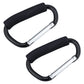 Jialeey Grocery Bag Shopping Bag Holder Handle Carrier Tool Multi Purpose Snap Hook Stroller Hook Set Organizer Accessories With