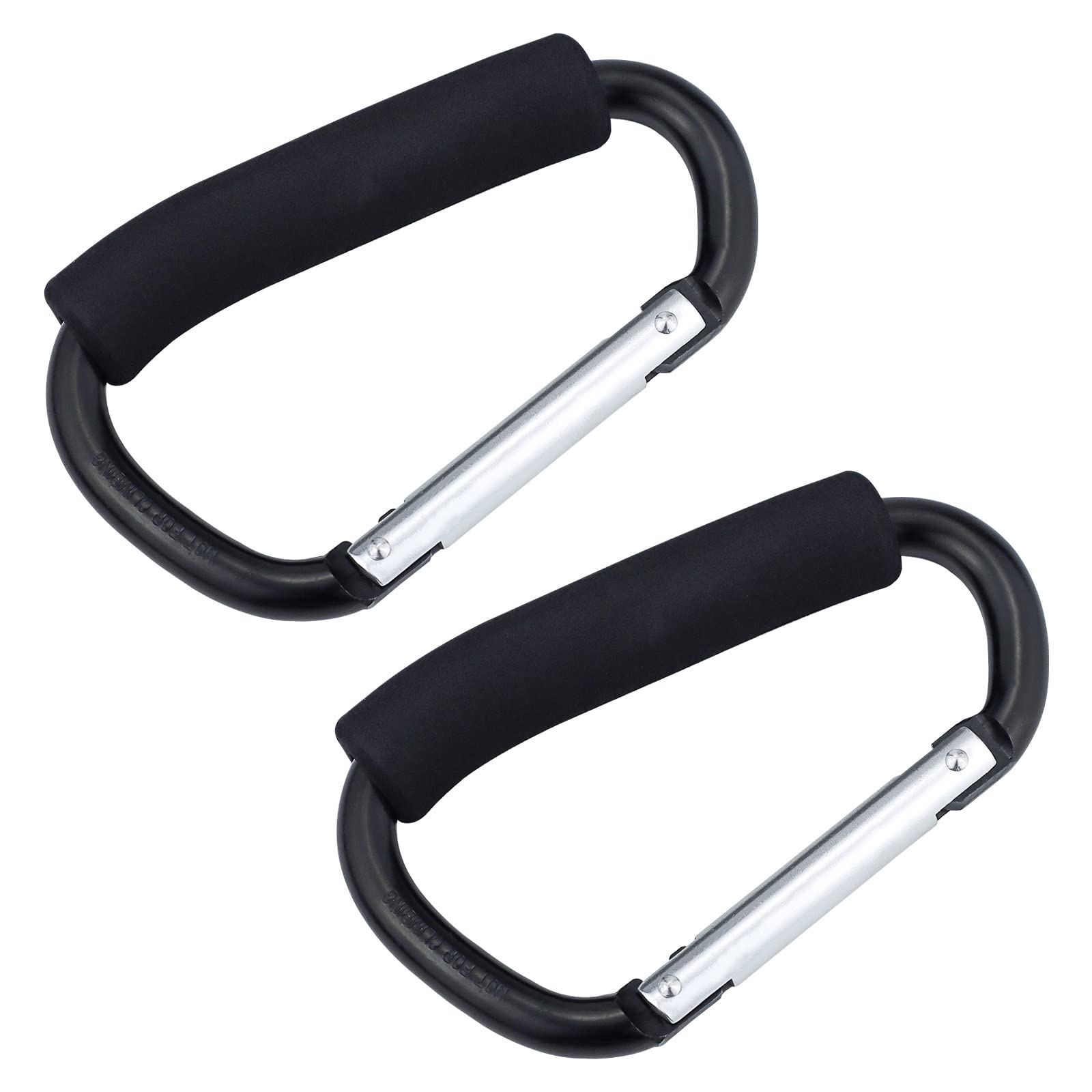 Jialeey Grocery Bag Shopping Bag Holder Handle Carrier Tool Multi Purpose Snap Hook Stroller Hook Set Organizer Accessories With