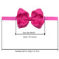 C  Llot Baby Girls Headbands Grosgrain Ribbon 4.5 ' Hair Bows Headband Big Bow Hair Bands For Toddler Pack Of 30