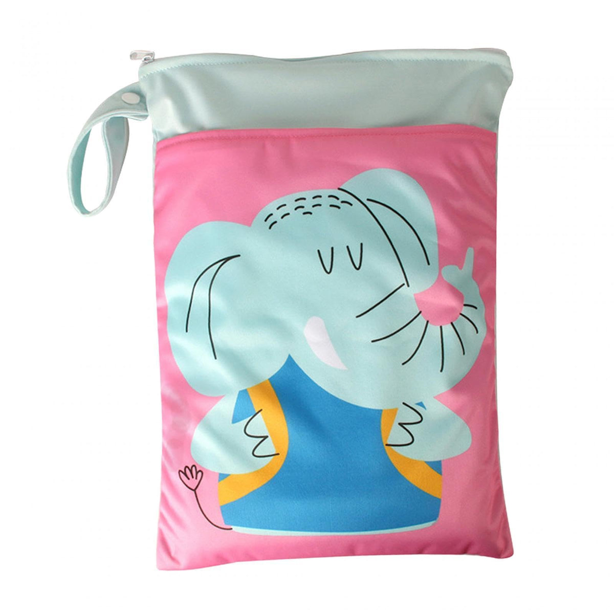 MeadawgsDiaper Pouch Portable Reusable Waterproof Infant Diaper Bag Diaper Organizer Elphant|Baby|Diapering|Diaper Bags