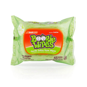 Baby Saline Wipes By Boogie For Face, Hand, Body & Nose, Fsa/Hsa Eligible, Made With Vitamin E, Aloe, Chamomile And Natural Sali