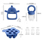Baby Fruit Feeder Pacifier - 3 Pack | 1 Baby Food Feeder & 1 Baby Teether & 1 Baby Popsicle Molds | Breastmilk Popsicle Molds |