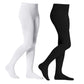 Girl Tights Toddler Cable Knit Cotton Tights Dance Ballet Pantyhose Leggings Stocking Pants Tights For Girls Age 4-12 2 Pairs Wh