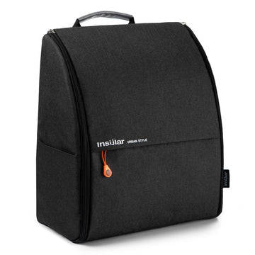 Ubervia Unisex Polyester Large Mommy Daddy Backpack Baby Clothes Diaper Nappy Milk Powder Bottle Travelling Storage Bag with Str
