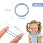 200Pcs Elastic Hair Ties, No Crease Hair Small Ponytail Holders For Kids Girls Baby Toddler, Light