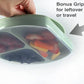 Otterlove Silicone Baby Plate With Suction Base - 100% Platinum Pure Lfgb Silicone With No Fillers - Bpa Free - Fits Most Highch
