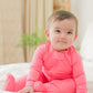 Vaenait Baby Toddler Boys Girls Solid Footie Pajama Cozy Modal Pink 3-6M