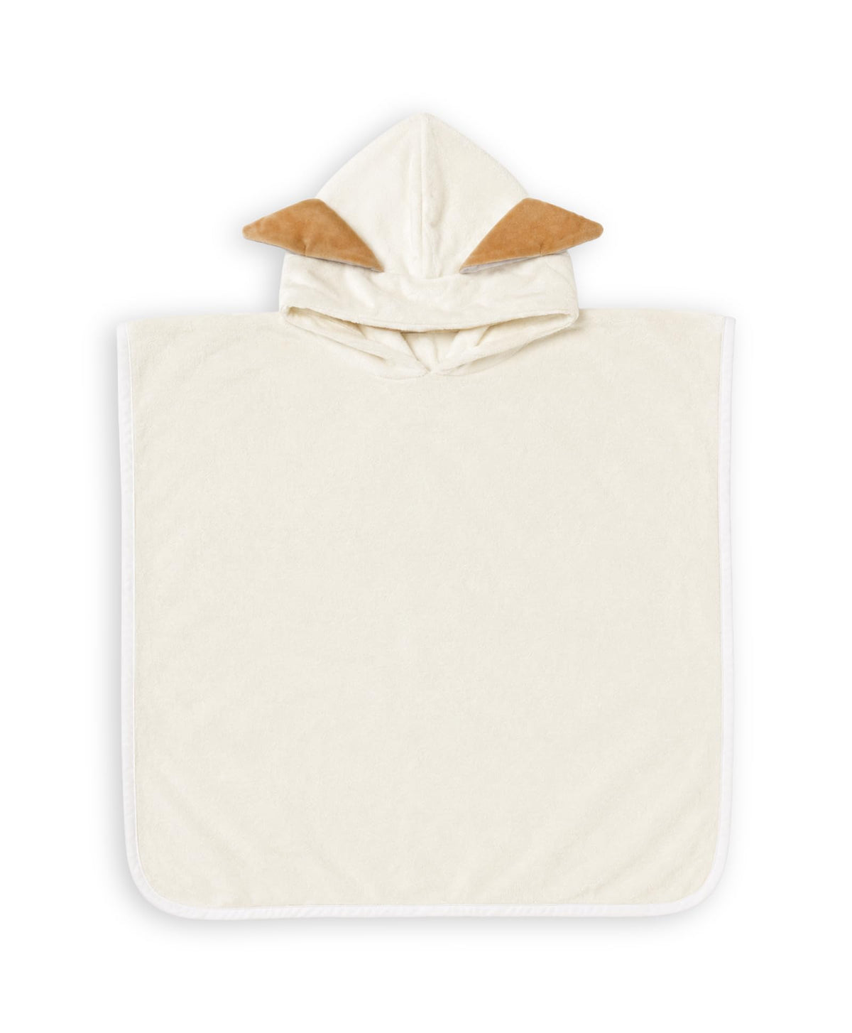 Mi Arcus 100% Bamboo Solid Hooded Towel for Kids Cream