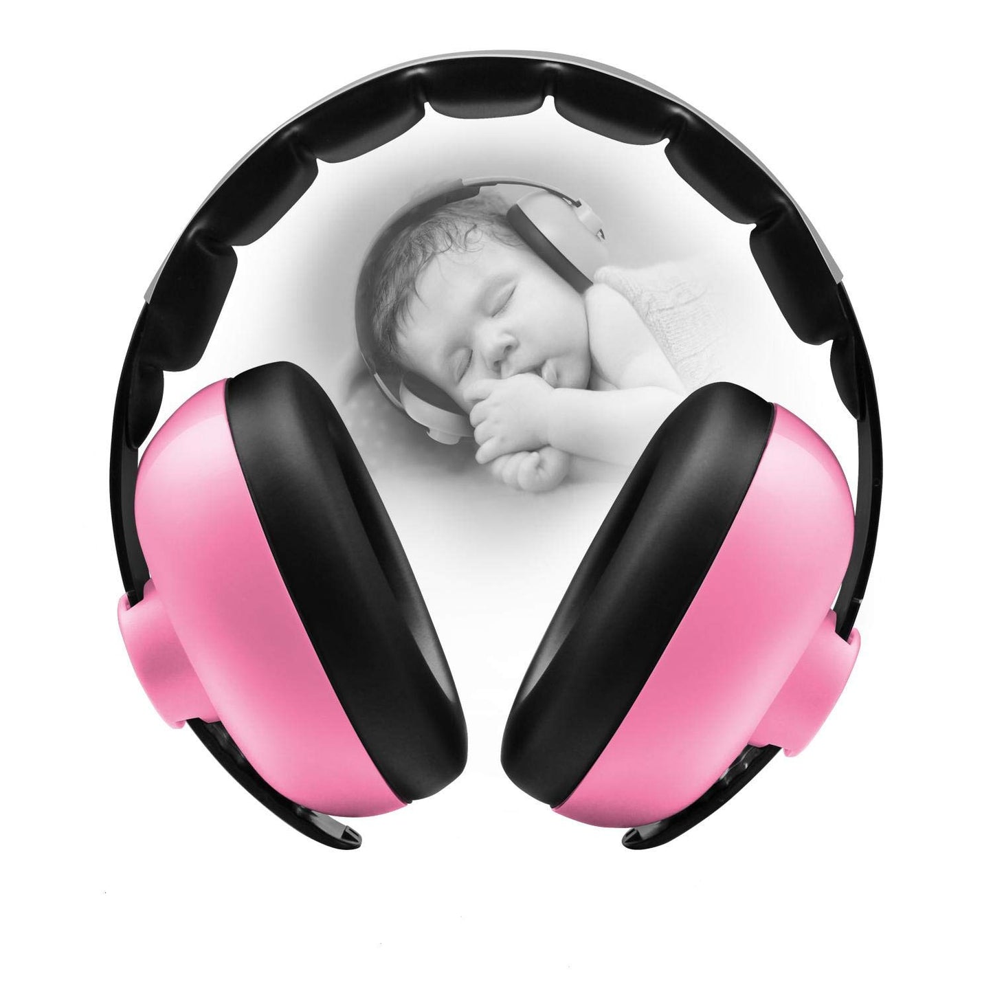 Bbtkcare Baby Headphones Noise Cancelling Headphones For Babies For 3 Months To 2 Years (Pink)